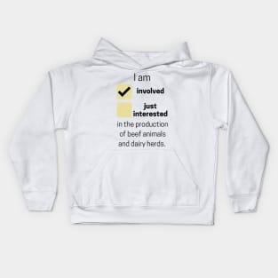 Involved Beef and Diary Network Kids Hoodie